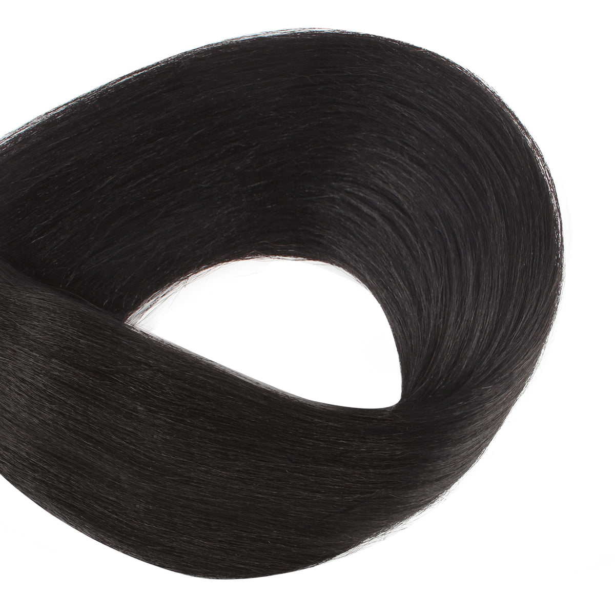 Tape in Hair Extensions 1B Off Black Yaki Straight Hair lovriohair