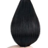 I Tip Hair Extensions #1 Jet Black Silky Straight Hair