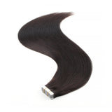 Tape in Hair Extensions #1B Off Black Silky Straight Hair