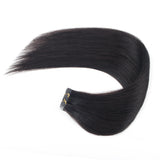 Tape in Hair Extensions #1 Jet Black Silky Straight Hair