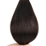 I Tip Hair Extensions #2 Dark Brown Silky Straight Hair