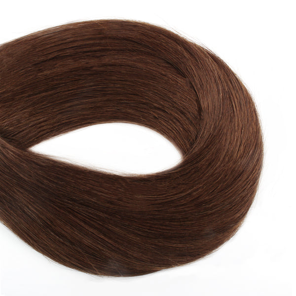 Tape in Hair Extensions #4 Chocolate Brown Silky Straight Hair