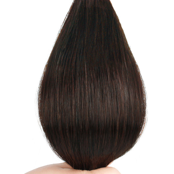 I Tip Hair Extensions #4 Chocolate Brown Silky Straight Hair