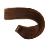 Tape in Hair Extensions #4 Chocolate Brown Silky Straight Hair