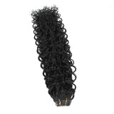 Tape in Hair Extensions #1 Jet Black Curly Hair