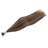 I Tip Hair Extensions Highlights P4/27# Silky Straight Hair