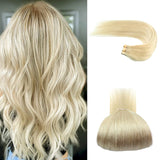 Tape in Hair Extensions #60 Platinum Blonde 