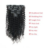 Loviro Jerry Curly Clip in Hair Extensions - lovirohair